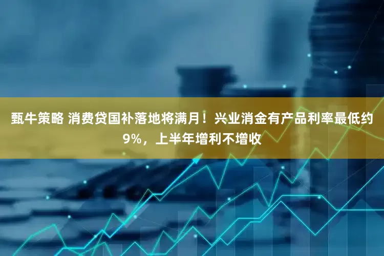 甄牛策略 消费贷国补落地将满月！兴业消金有产品利率最低约9%，上半年增利不增收